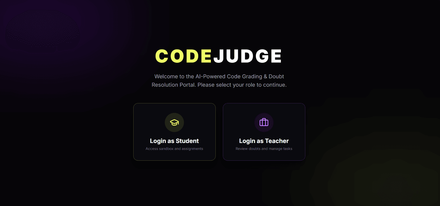 AI-Powered Code Grading & Doubt Resolution screenshot