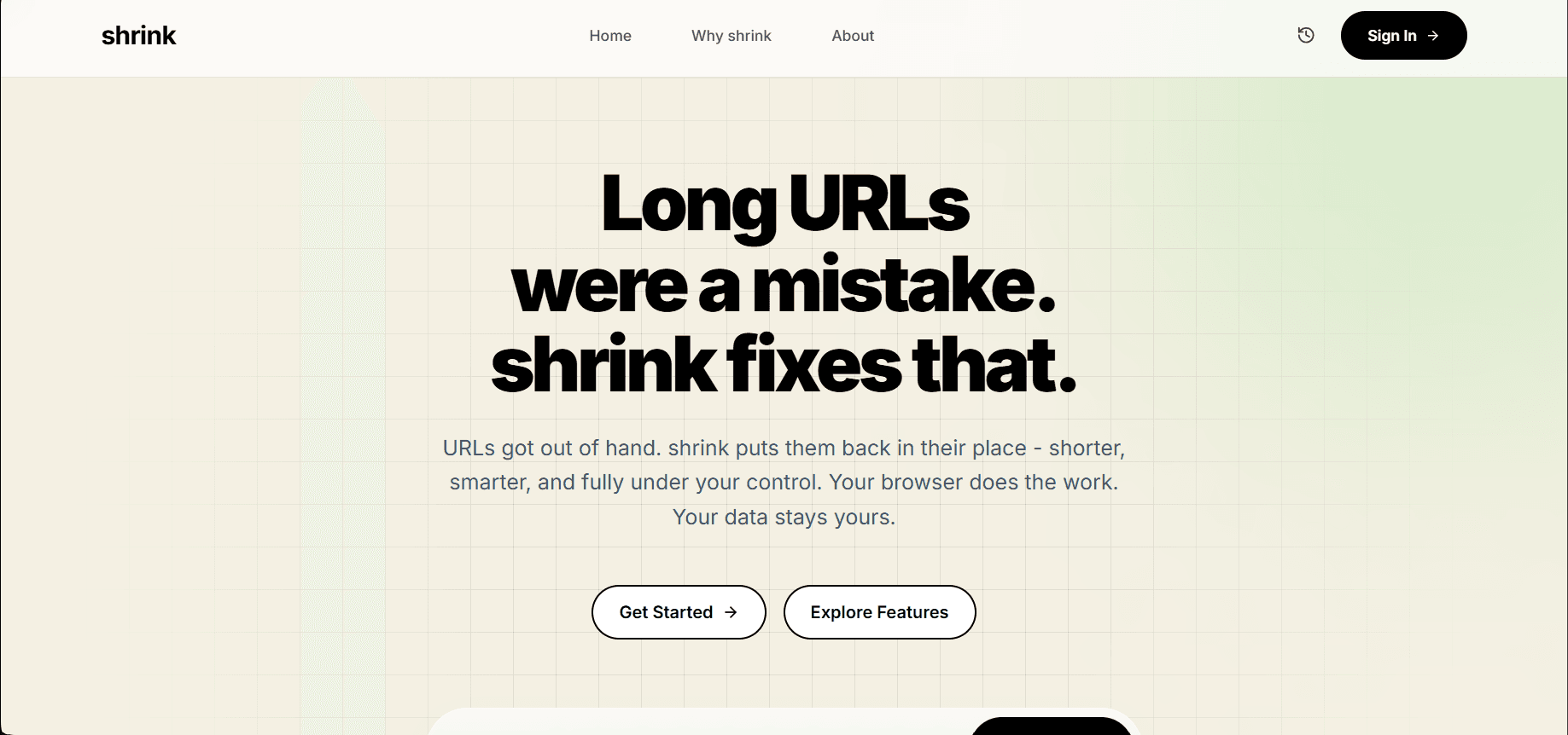 Shrink screenshot